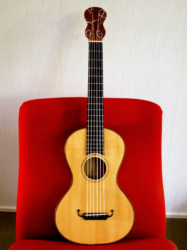 Romantic guitar in the style Lacote 